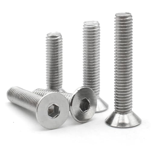 Vis M10 tête fraisée bombée six pans creux en acier inoxydable 304 pour assemblages
