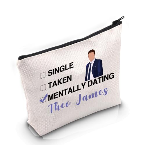 PYOUL T James Inspired Gift Mentally Dating T James Makeup Bag T James Fan Cosmetic Bag T James Merch (Dating T James Bag)
