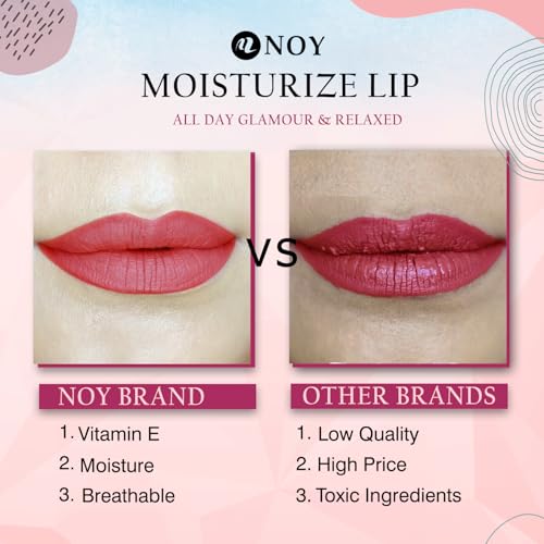 Image of NOY Saloon Secrets Result Shades Of Western 100% Smudgeproof Nude Matte Magic Lip Colors Set 4 Nude, Nude Pink, Tan Nude, Mauve Nude