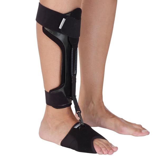 Allard NaviGAIT Foot Drop Brace - Semi-Rigid Low Profile Brace to Help Prevent Stumbling or Tripping When Walking (Small/Medium)