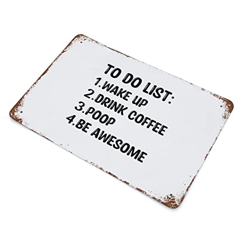 Plaque en métal grand format rétro motivation résistante pour pelouse et jardin - 3