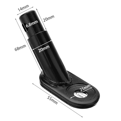 Kardne Fahrradanhänger Kupplung, Universal Edelstahl Fahrrad Anhängerkupplung, Kupplung Anhänger Adapter Hundeanhänger für Fahrrad, Kinderwagen und E-Bikes, Bike Trailer Hitch Coupler (Typ A)