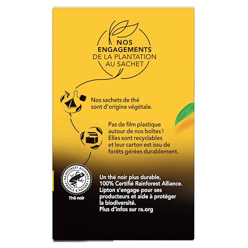 Thé Citron Espagne Lipton La Boite De 20 Sachets - vue 9