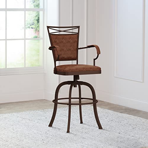 Hillsdale-Bridgetown-Swivel-Tilt-Barstool-Aged-Bronze-Finish Hillsdale Bridgetown Swivel Tilt Barstool Aged Bronze Finish