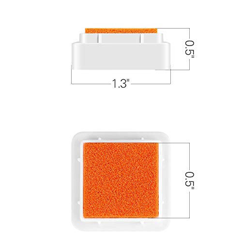 Jooheli Cuscinetti per timbri, Set da 24 Colori