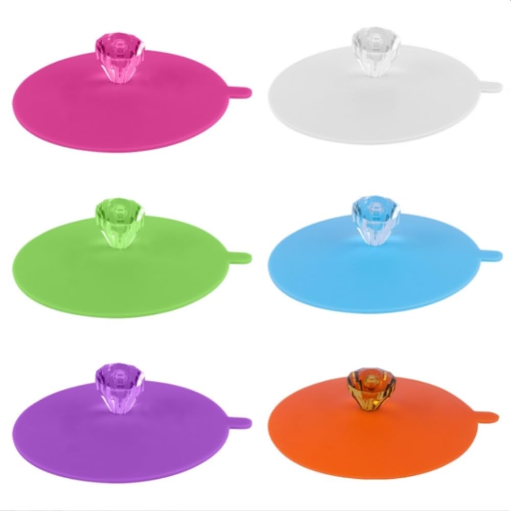Couvercles en Silicone - Non toxique - 6pcs - Antipoussière