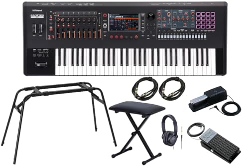 Roland ���[�����h/FANTOM-6 EX [�e�[�u���^�L�[�{�[�h�X�^���h �� �A�N�Z�T���[�Z�b�g] 61�� MUSIC WORKSTATION