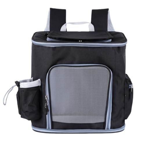 Jingshihaisu 犬のリュックサック 犬 リュック 大開口 耐摩耗耐把持 ガス透過性 折りたたみ可能 ソフトクレート ペットキャリー リュック 小型犬 ネコ匹 ウサギ匹 散歩する 通院 避難用 旅行する マルチカラーオプション (C)