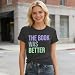 Reading Shirt for Women-Teacher Reader Book Lover Short Sleeve Book Lovers tee Tops