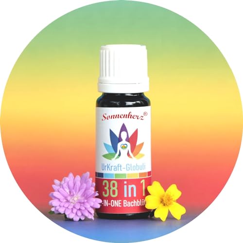 38 in 1 Multipower-BACHBLÜTEN-Globuli mit ALLEN 38 Bachblüten. Harmonie durch Schwingung. Gebündelte Bachblüten-Power für Dein Wohlbefinden. Von Sonnenherz