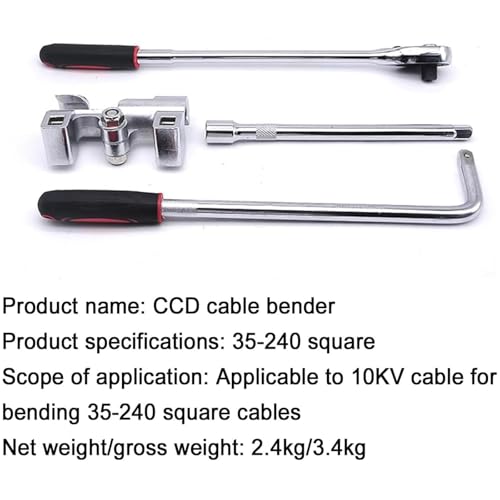 Dobladora manual de cables de 10 KV ajustable: evite sobreesfuerzos al curvar 6