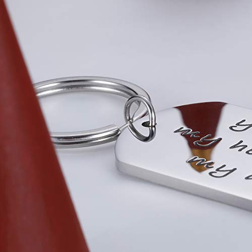 Vanlovemac Valentines Day Gift Keychain For Husband Boyfriend From Girlfriend Wife Anniversary Birthday Gifts For Couple Keyring Women Men You Have My Heart Him Her Wedding #TOP2