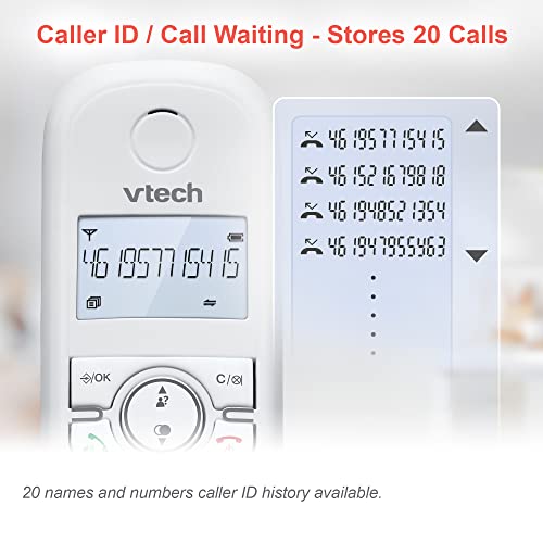 VTech CS1550 DECT Schnurloses Telefon mit Anrufbeantworter, innovativer Ladestation, ECO Modus, Anrufererkennung/Anklopffunktion, Freisprecheinrichtung, hintergrundbeleuchtetem Display und Tastatur