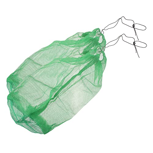 BCOATH Tragbarer Fischereinetzbeutel Aus Nylon Mit Kordelzug 19.69X15.75 Zoll Leichtes Schnelltrocknendes Fischnetz Für Outdoor Angeln Und Fischaufbewahrung