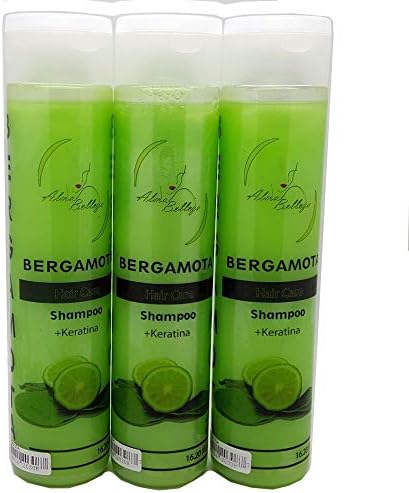 3 Pack Bergamota + Keratin Shampoo 16.20 Fl oz each