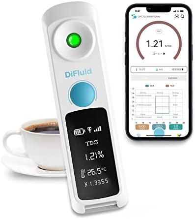 Amazon | DiFluidコーヒー tds濃度計 【日本語仕様】tdsメーター 
