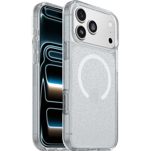 Image of OtterBox React Series MagSafe Case for iPhone 17 Pro Max, Shockproof, Drop Proof, Ultra-Slim, Protective Thin Case, Tested to Military Standard, Stardust