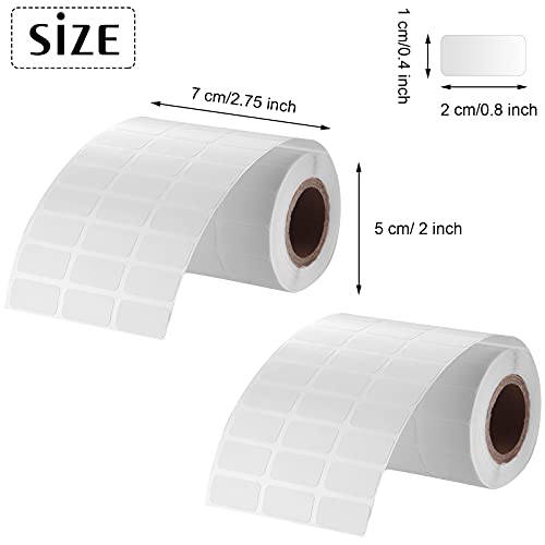 Diamond Painting Labels Storage Container Sticker Sheets Name Number Labels White Rectangle Stickers Small Blank Self Adhesive Writable Stickers For 5D Diy Diamond Painting (4500 Pieces) #TOP1