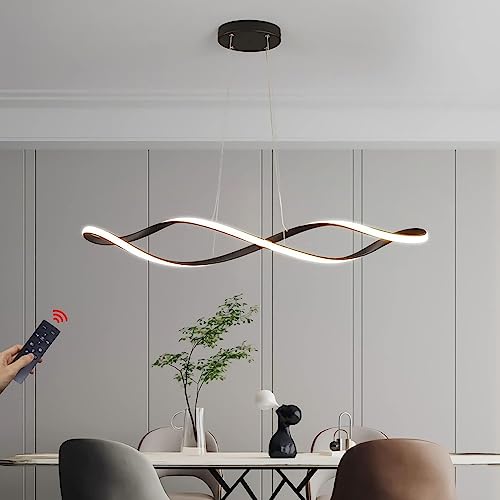 Lustre long 45W dimmable pour corriger le manque de lumière des grands salons