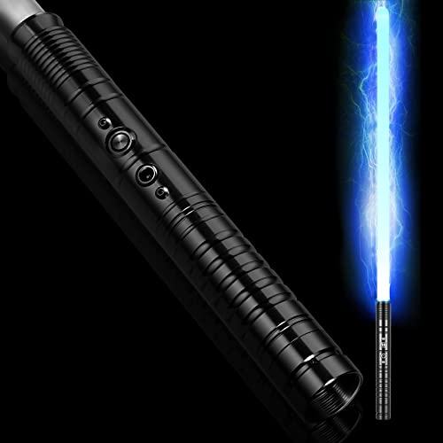 InLoveArts Espada Laser LED-RGB Lightsaber 7 Colores sable de luz de juguete con Mango de Metal, 1 Juegos de Sonido de Combate Simulado, Cadeaux de Noël & Jedi Knight Cosplay Sable de Luz