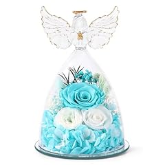 Light Blue Roses, Austin, Baby's Breath, Hydrangeas