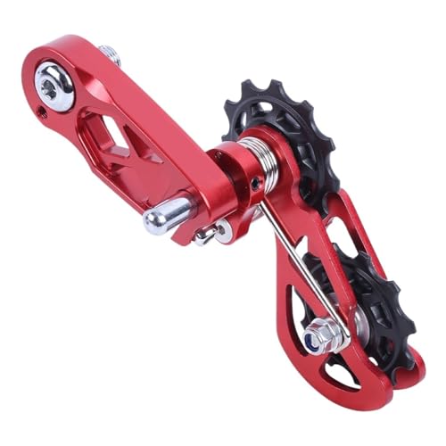 TANKE �_�[�g�W�����v�p�V���O���X�s�[�h�}�E���e���o�C�N�`�F�[���e���V���i�[ XC DJ AM DH �K�C�h���]�ԃA�N�Z�T���[ CNC ���H�v�[���[(Red)