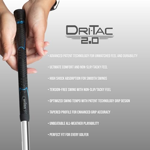 Winn Dri-Tac 2.0 Golf Grips Midsize Men & Women