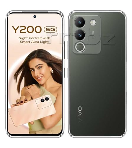 Image of Soft Silicone TPU Back Cover Compatible with Vivo Y200 5G