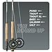 Redington Wrangler Trout Fly Fishing Kit, 5 Weight 9 Foot Rod, Crosswater Reel, Fly Line, Leader, & Carrying Case