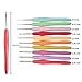 10pcs Small Size Lace Crochet Hooks (0.5~2.75mm), Small Ergonomic Crochet Hooks Set for Thread
