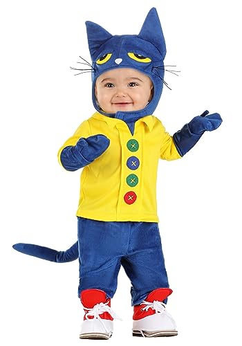 Disfraz completo infantil Pete the Cat talla 12-18 meses