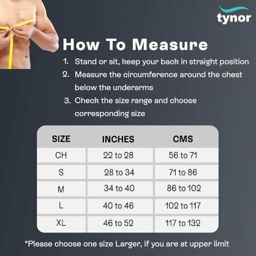 TYNOR Posture Corrector, Grey, XL, 1 Unit