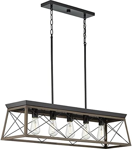 Briarwood Collection 5-Light Coastal Chandelier Light Antique Bronze