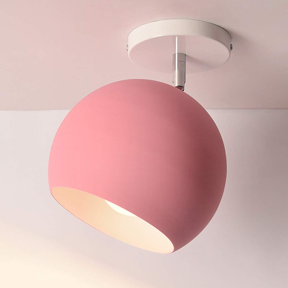 Plafonnier design rotatif de qualité supérieure couleur rose
