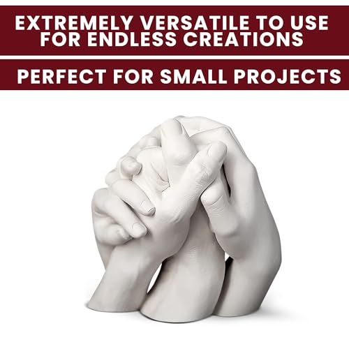 Polycraft Crystacal R Hard White High Strength Casting Plaster, Professional-Grade Gypsum for Art, Crafts and Industrial Use, Perfect for Sculptures, Moulds - 5kg