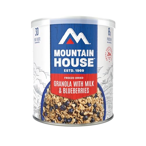 Mountain House Granola with Milk & Blueberries #10 Can