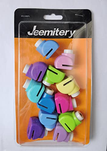 Jeemitery 12Pcs Mini Paper Craft Punches, Colorful Crafts Hole Punch Shape Puncher Paper Scrapbooking Punches Craft Diy Printing Shaper Puncher For Crafting & Fun Projects #TOP6