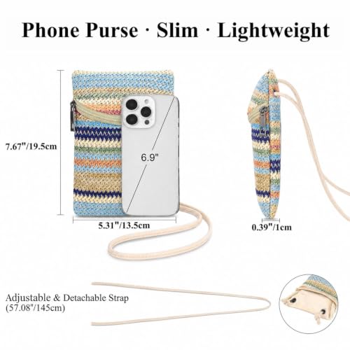 Image of Small Crossbody Women Cell Phone Purse Wallet Bag With Shoulder Strap