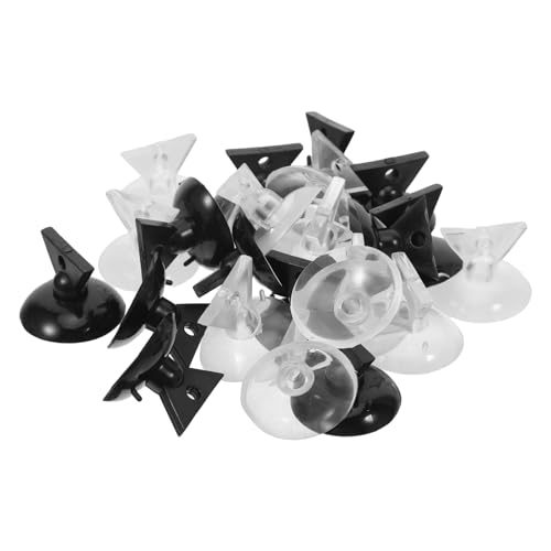 DIYEAH Extractor de Bombillas Ventosa 35 Mm, 24 Unidades (12 Transparentes 12 Negras), Herramienta para Quitar Bombillas Gu10 Halógenas, Cambiador Compacto para Iluminación Doméstica,