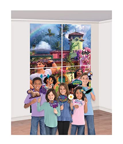 Amscan 671249 Encanto Scene Setter w/Props - 150CM X 165CM, Multi Color - Image 2