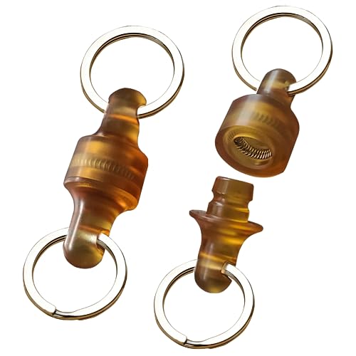WANERSEN 2pcs Quick Release EDC Keychain, Secure and Stylish Pull