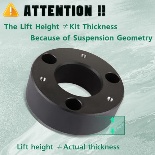 Image of SCITOO 3 inch Front 2 inch Rear Leveling Kit for GMC Sierra 1500 2007-2023 | Suspension Lift Blocks for Chevrolet Silverado 1500 2007-2023