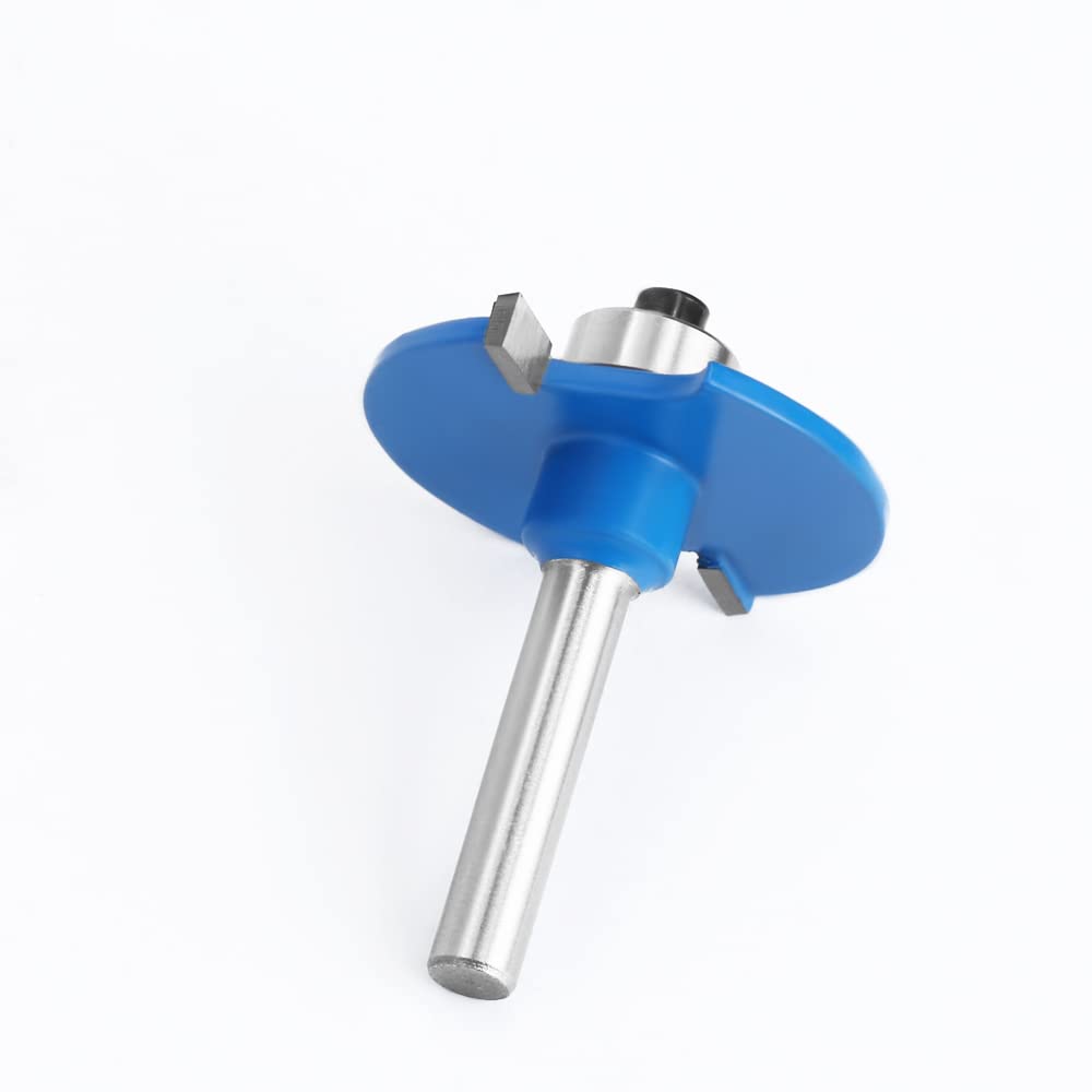 1pc 6mm 6,35mm Schaft T-Sloting Keks Joint Slot Cutter Verbindung Schlitzen Router Bit 4mm höhe Fräser Holzbearbeitung(6mm shank)