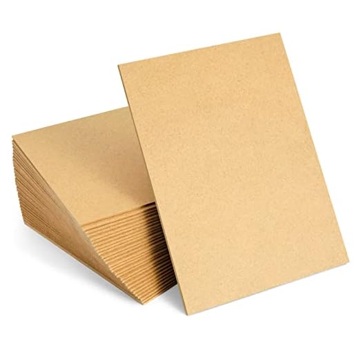 MDF träskiva medium densitet fiberplatta lövträskiva (0,2 x 15,2 x 20,3 cm 30-pack)