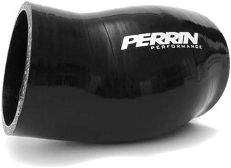 Acoplador de silicone do intercooler top mount Perrin PSP-ITR-321BK preto para Subaru WRX 2008 a 2015 – 1 unidade