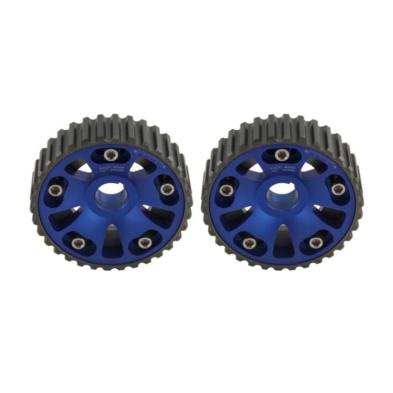 Poleas de engranaje de leva Civic B16 y Acura B18C en color azul