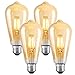 Produktbild LED Lampen E27 ST64 Retro LED Dimmbare Glühbirnen Warmweiß 2700K Energiesparlampe Retro Glühbirne 360 ° Grad Strahlwinkel 4W Birne , 40W Glühlamp Enäquivalent Energieklasse A + (4er Pack)