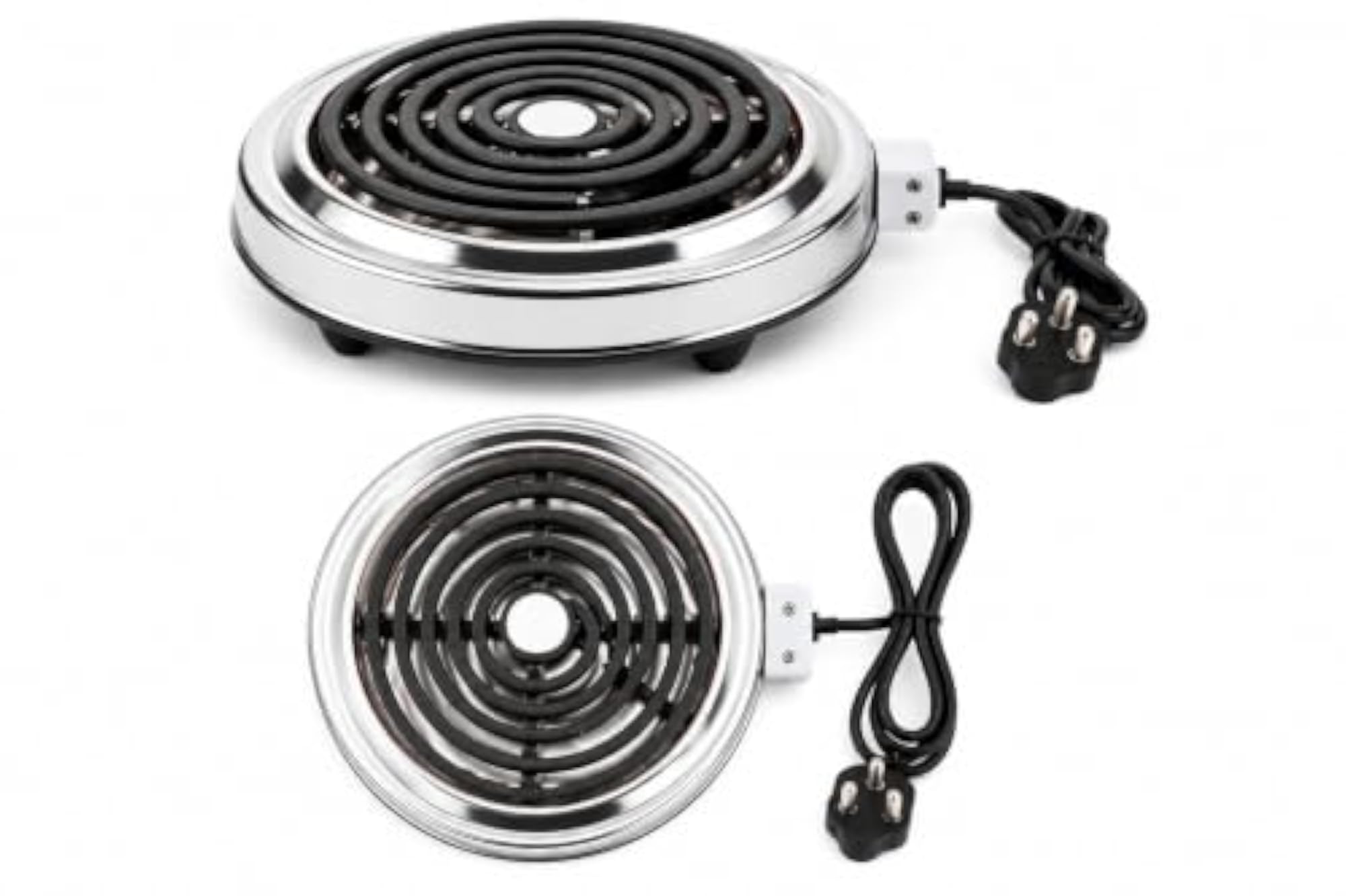 Portable 1500W Electric Hot Plate, Adjustable Thermostat