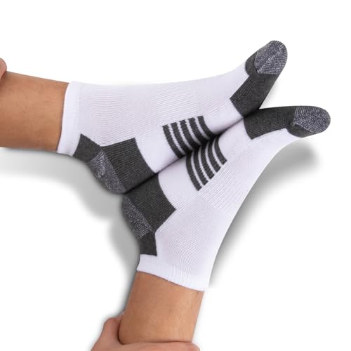 Image of COOVAN 10 Pairs Mens Ankle Socks Men 10 Pack Low Cut Comfort Cushion Casual Socks