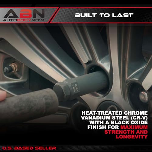 Image of ABN Wheel Lock Removal Tool Kit Lug Nut Key Set 16p SAE /Metric Master Lug Key Wheel Lock Kit